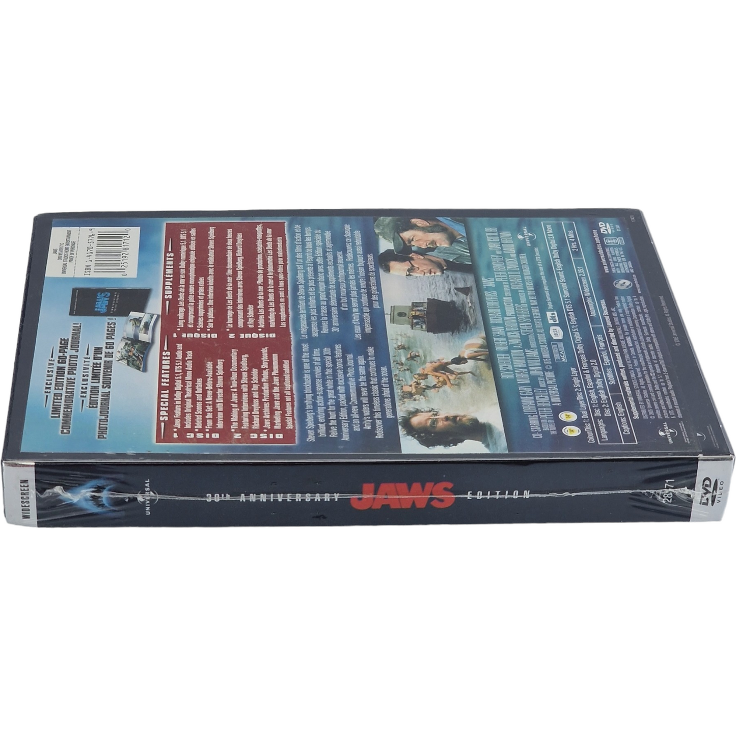 Jaws 1975 DVD Édition Coffret Collector 30e anniversaire Spielberg 2005 Zone 1