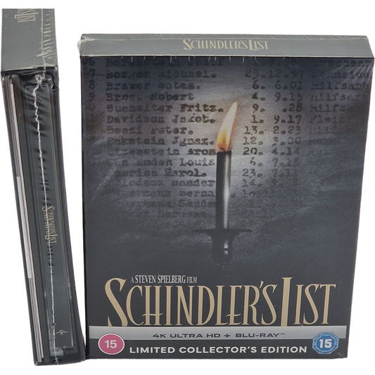 La liste de Schindler 4K Ultra HD+Blu-ray SteelBook Collector Edt Spielberg Libre