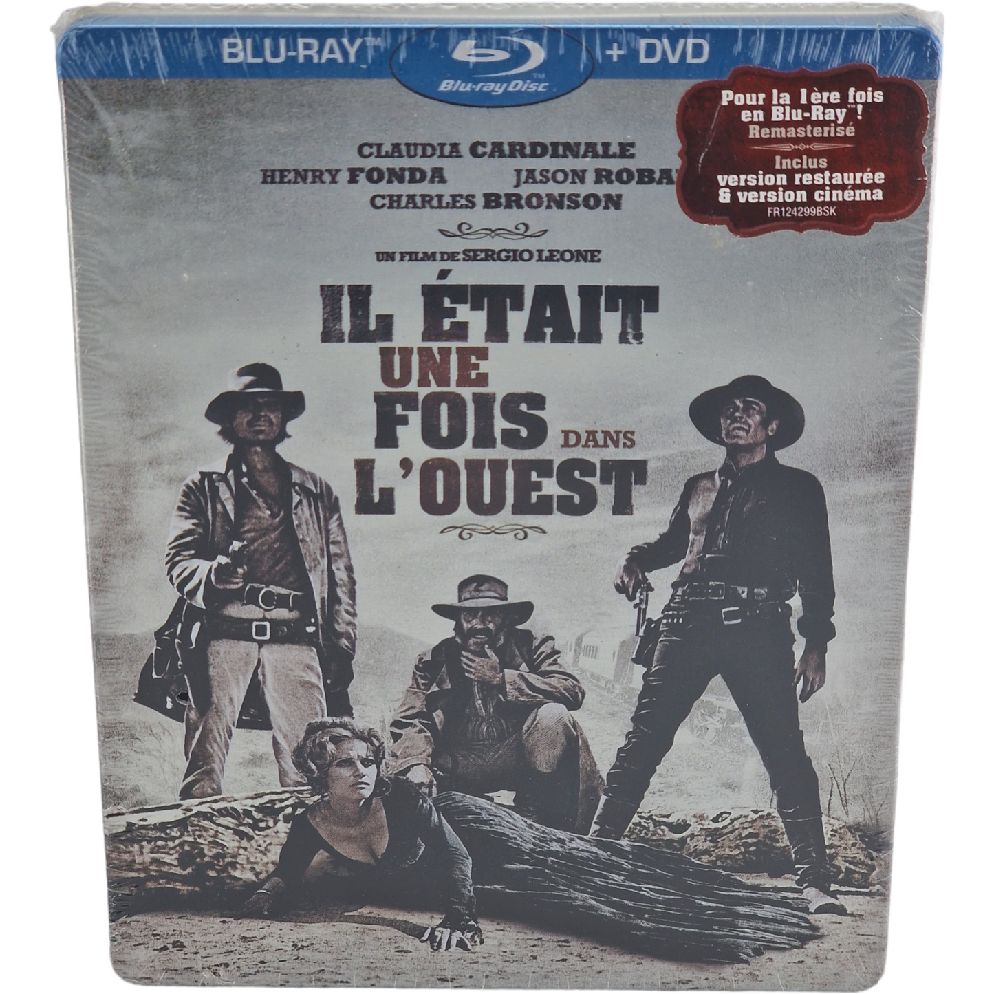 Il était une fois dans l'ouest Blu-ray + DVD Steelbook France Region Libre