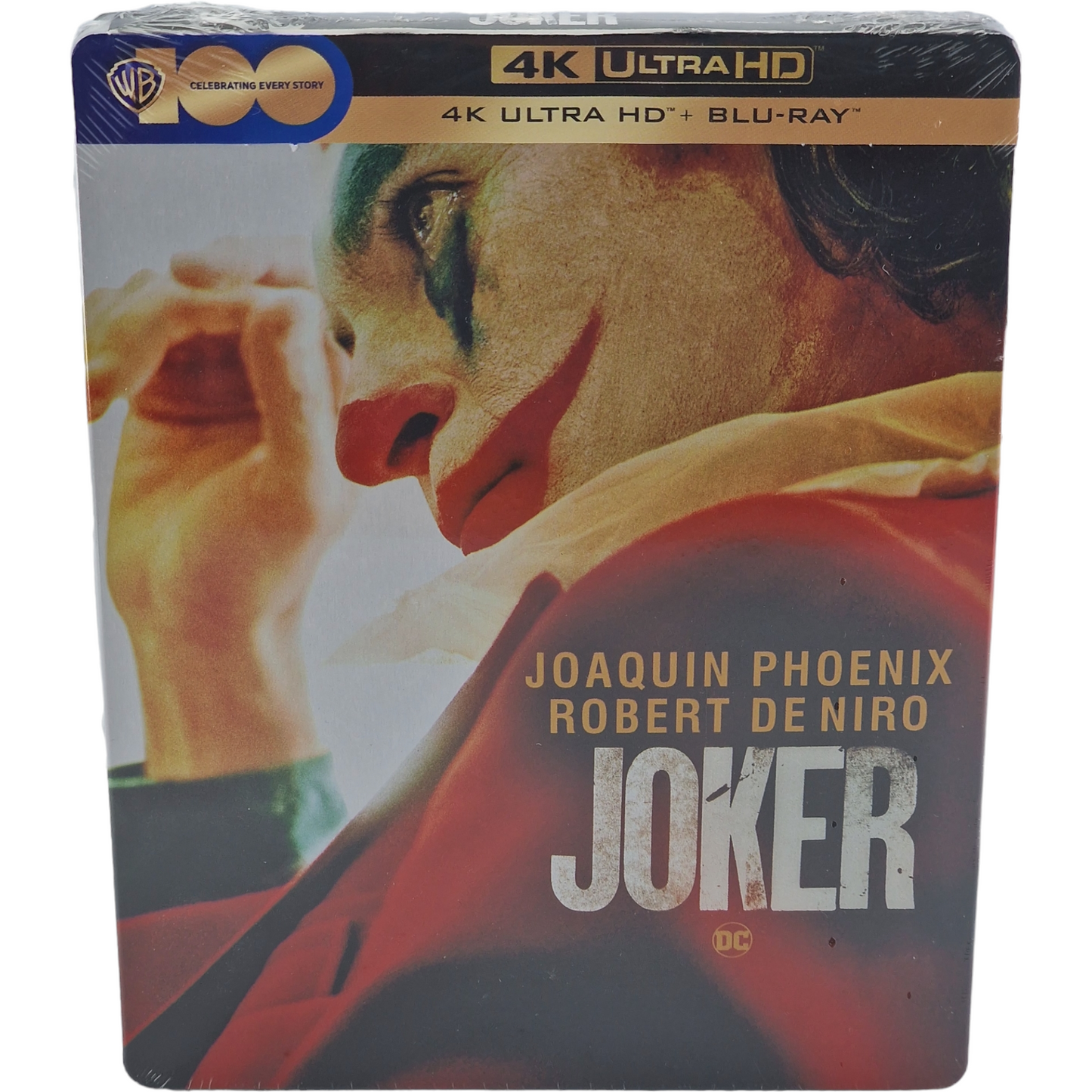 Joker  4K Ultra HD + Blu-ray SteelBook  Joaquin Phoenix , Robert De Niro  Zone B