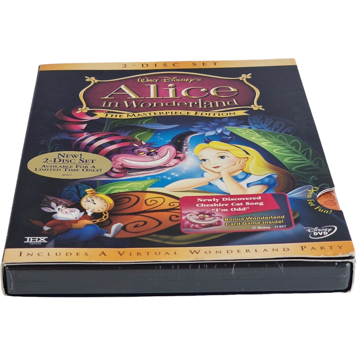 Alice in Wonderland 1951 DVD The Masterpiece Edition  2-Disc  Disney 2000 Zone A