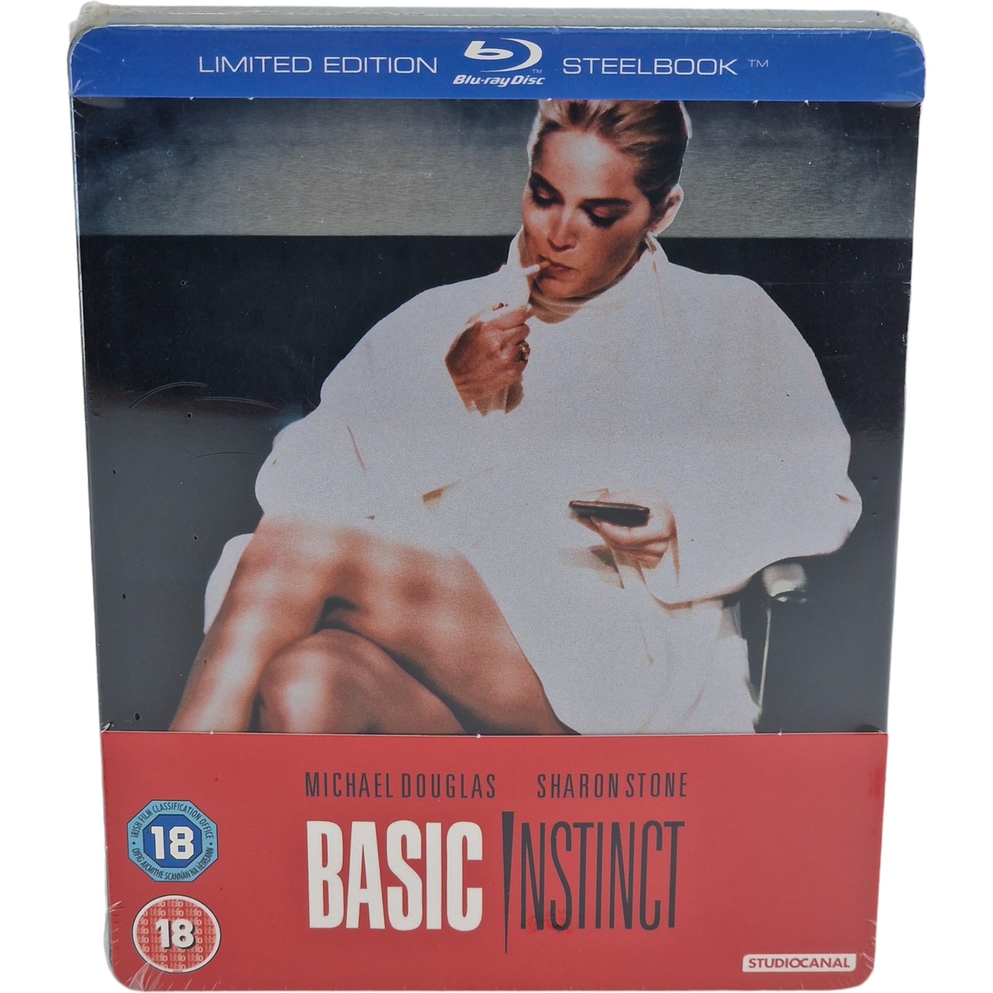 Basic Instinct Blu-ray SteelBook Michael Douglas,Sharon Stone Zavvi 2000 Ex [-18]