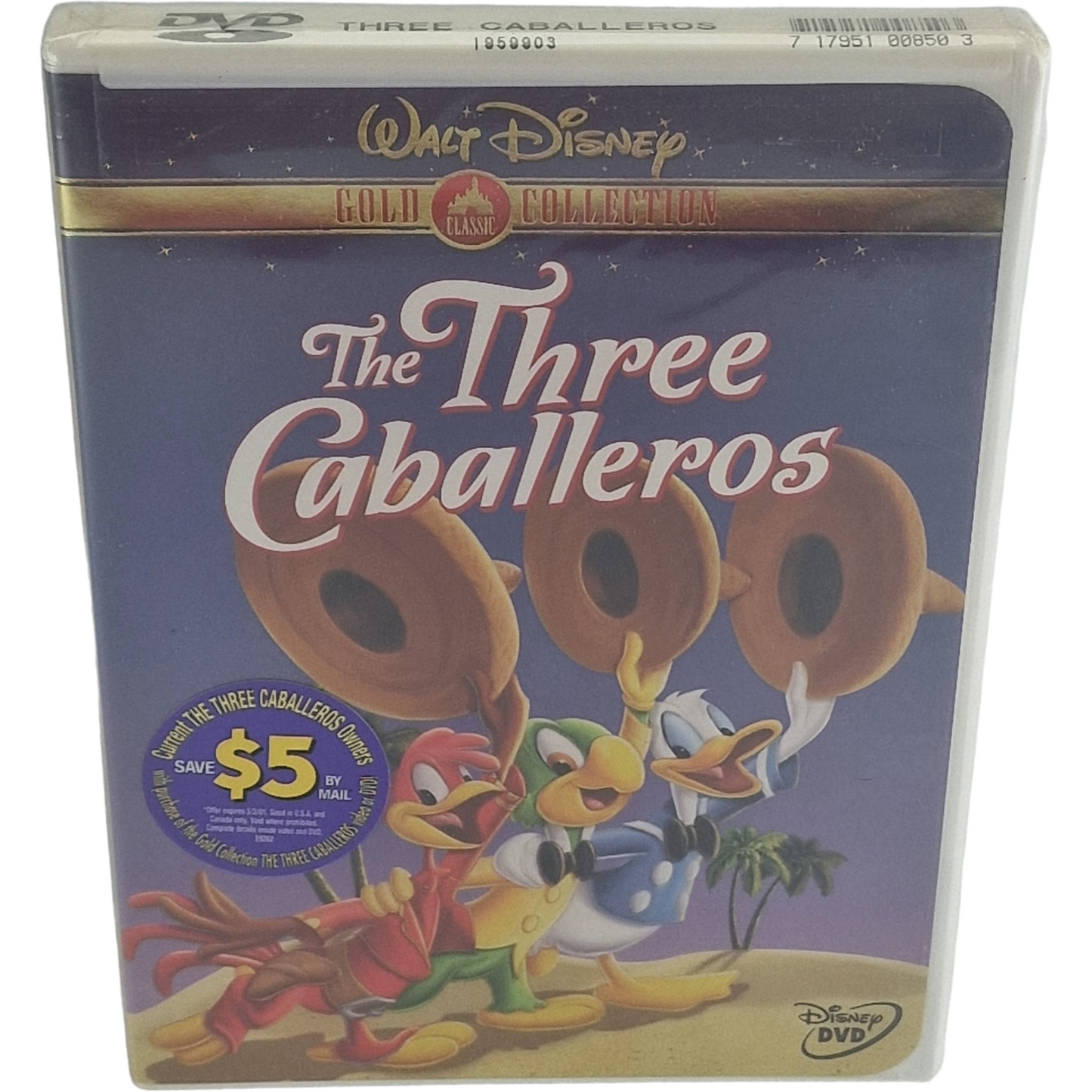 The Three Caballeros  1944 DVD Collection Édité Classique Disney Gold 2000 Zone 1