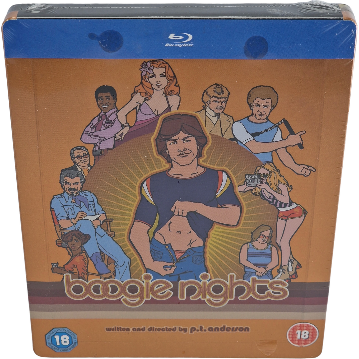 Boogie Nights Blu-ray SteelBook Débossé Zavvi Mark Wahlberg, Julianne Moore B