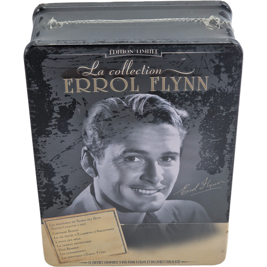 La Collection Errol Flynn 8 X DVD Boîtier Métal Édition Collector 1 livret 2005 B