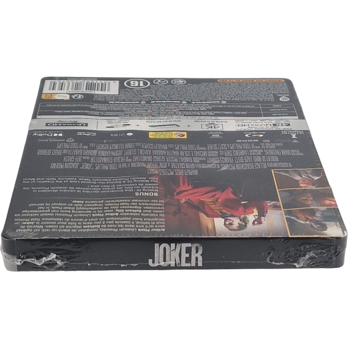 Joker  4K Ultra HD + Blu-ray SteelBook  Joaquin Phoenix , Robert De Niro  Zone B