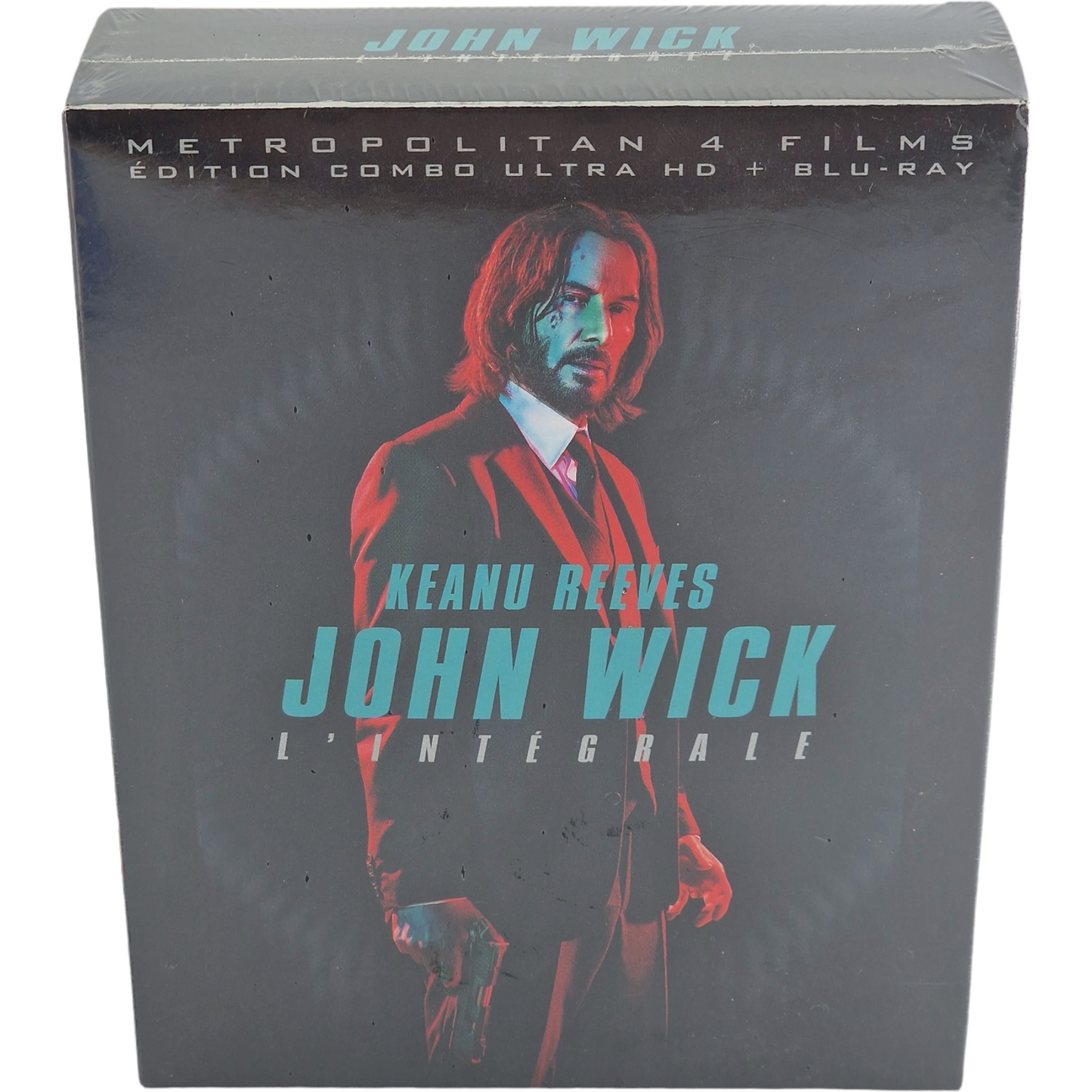 John Wick 1-2-3-4 chapitres 4 K Ultra HD + Blu-ray 4 Films Keanu Reeves 2023 Zone 2