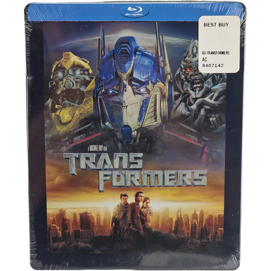 Transformers 2007 Blu-ray SteelBook Best Buy Exclusive 2014 Zone A