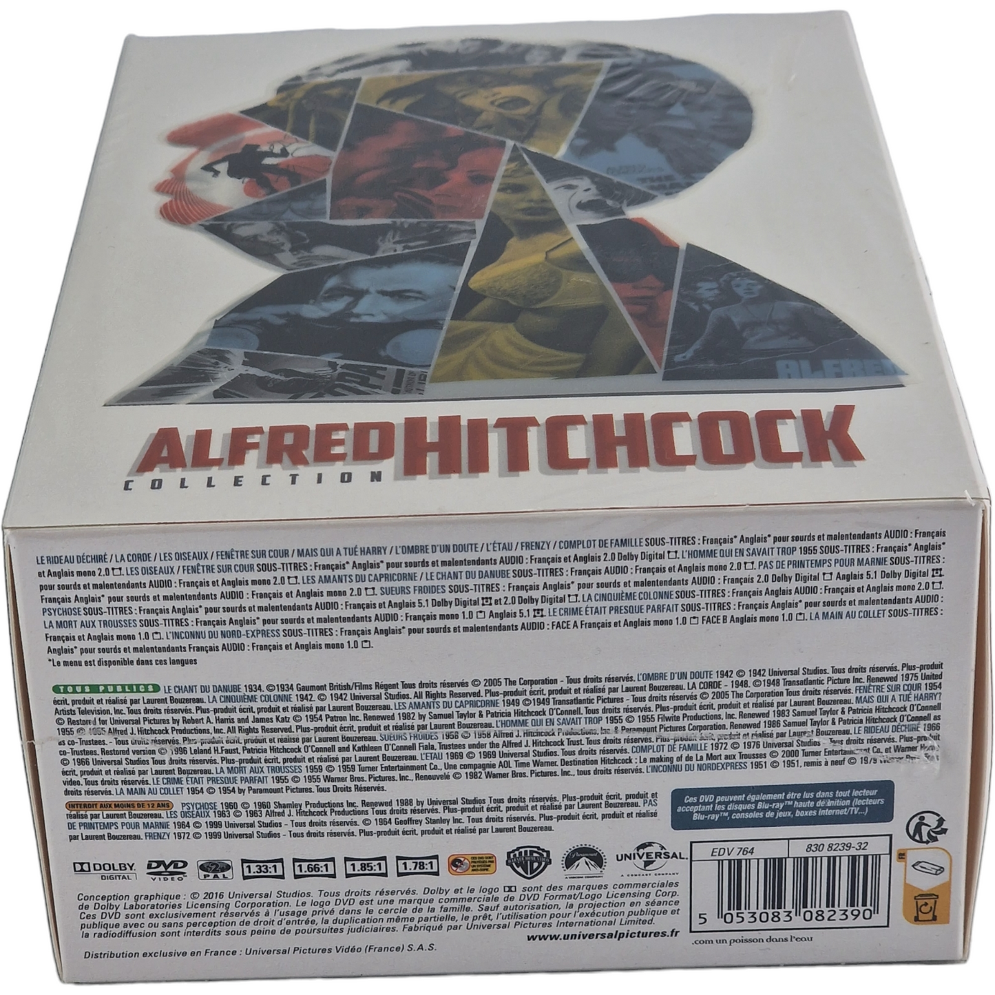 Coffret Alfred Hitchcock  Pack 20 Films DVD 2023 Zone 2