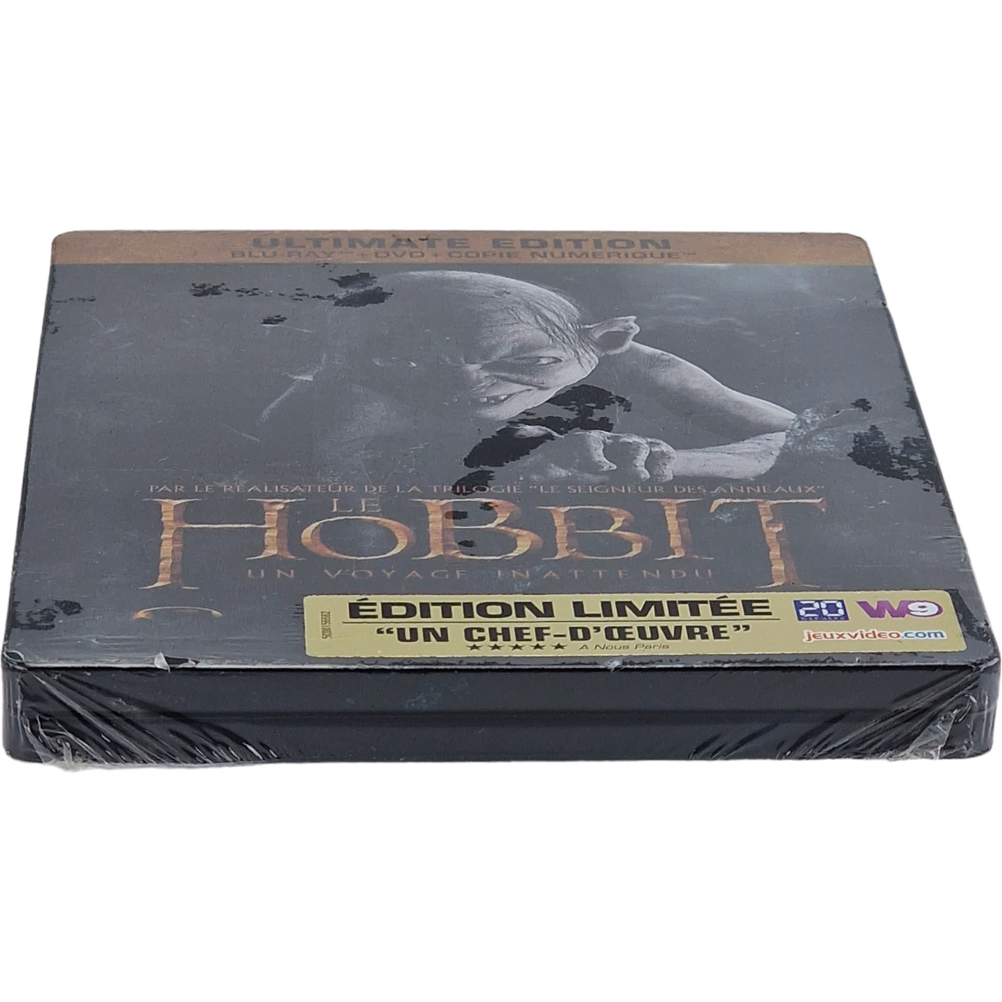 Le Hobbit : un voyage inattendu Gollum Steelbook Blu-ray + DVD + Digital Zone B