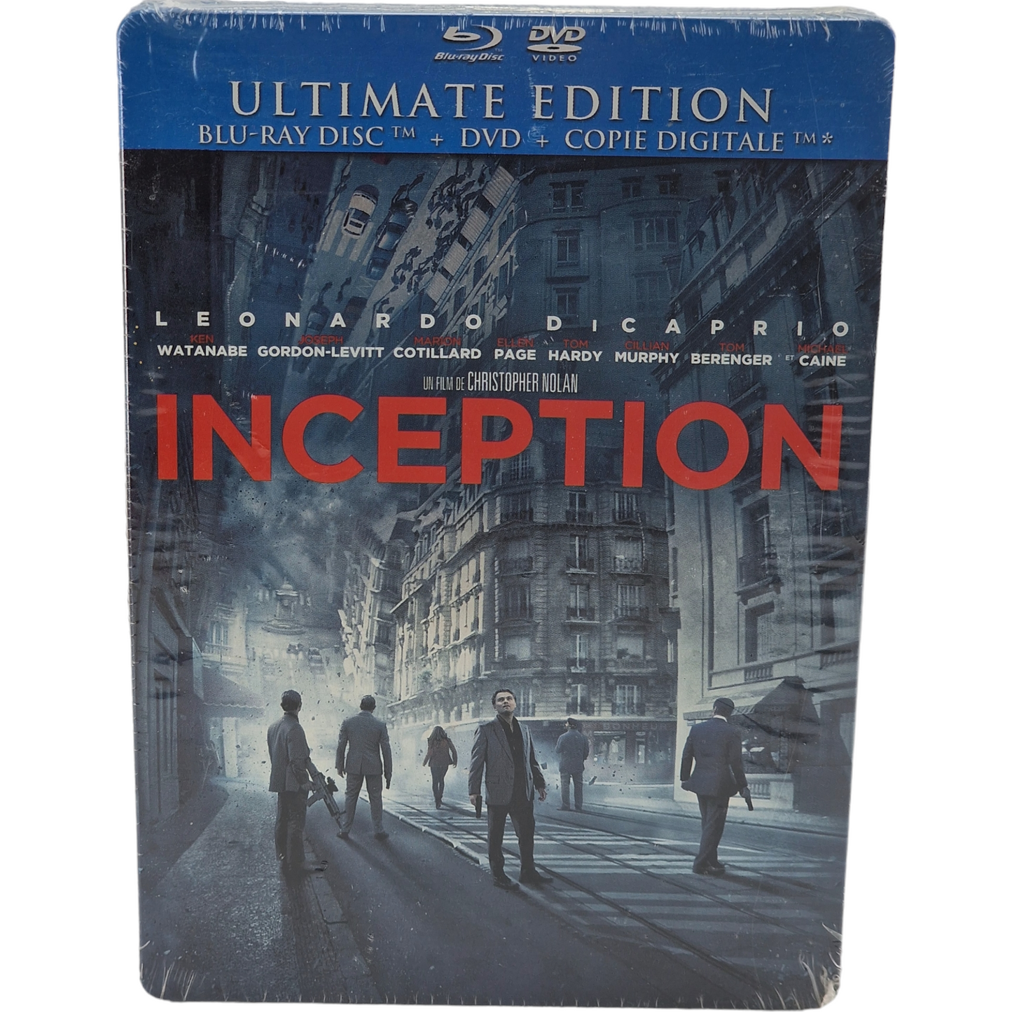 Inception SteelBook G1 2010 Blu-ray+DVD+Digital Leonardo DiCaprio Nolan_Libre