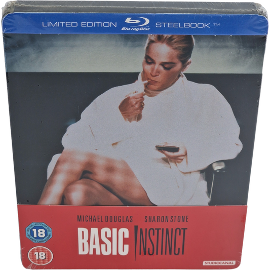 Basic Instinct Blu-ray SteelBook Michael Douglas,Sharon Stone Zavvi 2000 Ex [-18]