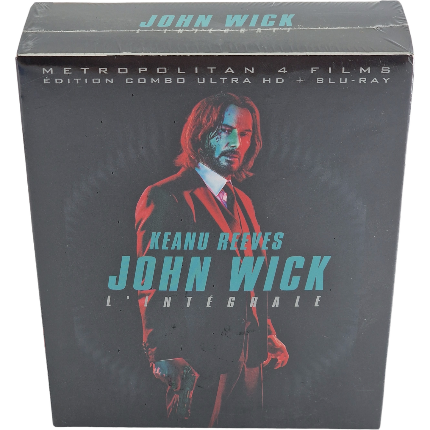 John Wick 1-2-3-4 chapitres 4 K Ultra HD + Blu-ray 4 Films Keanu Reeves 2023 Zone 2