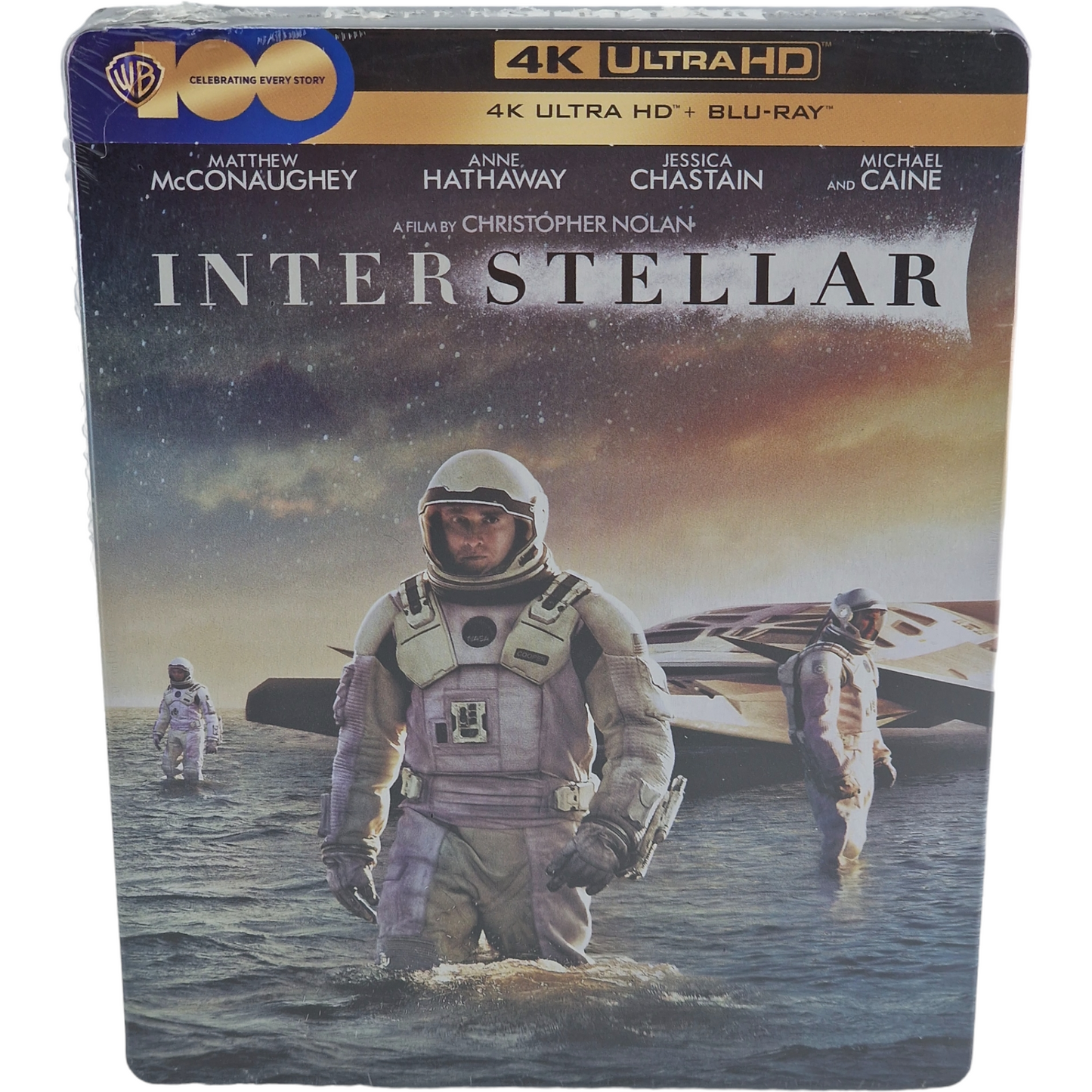 Interstellar 4K Ultra HD +Blu-ray Steelbook Matthew McConaughey Christopher Nolan B