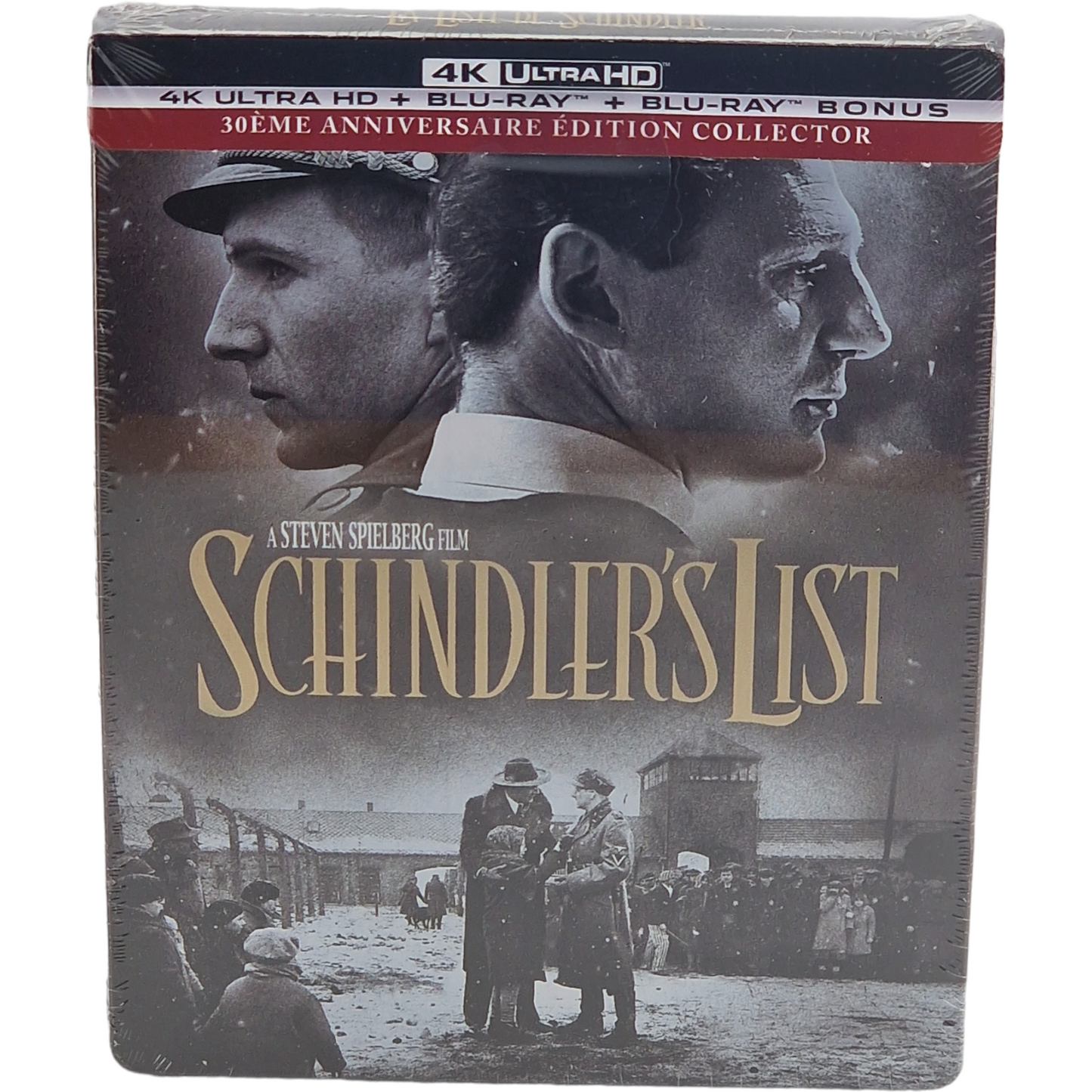 La liste de Schindler 4K Ultra HD + Blu-ray SteelBook Édition 30e  Spielberg B