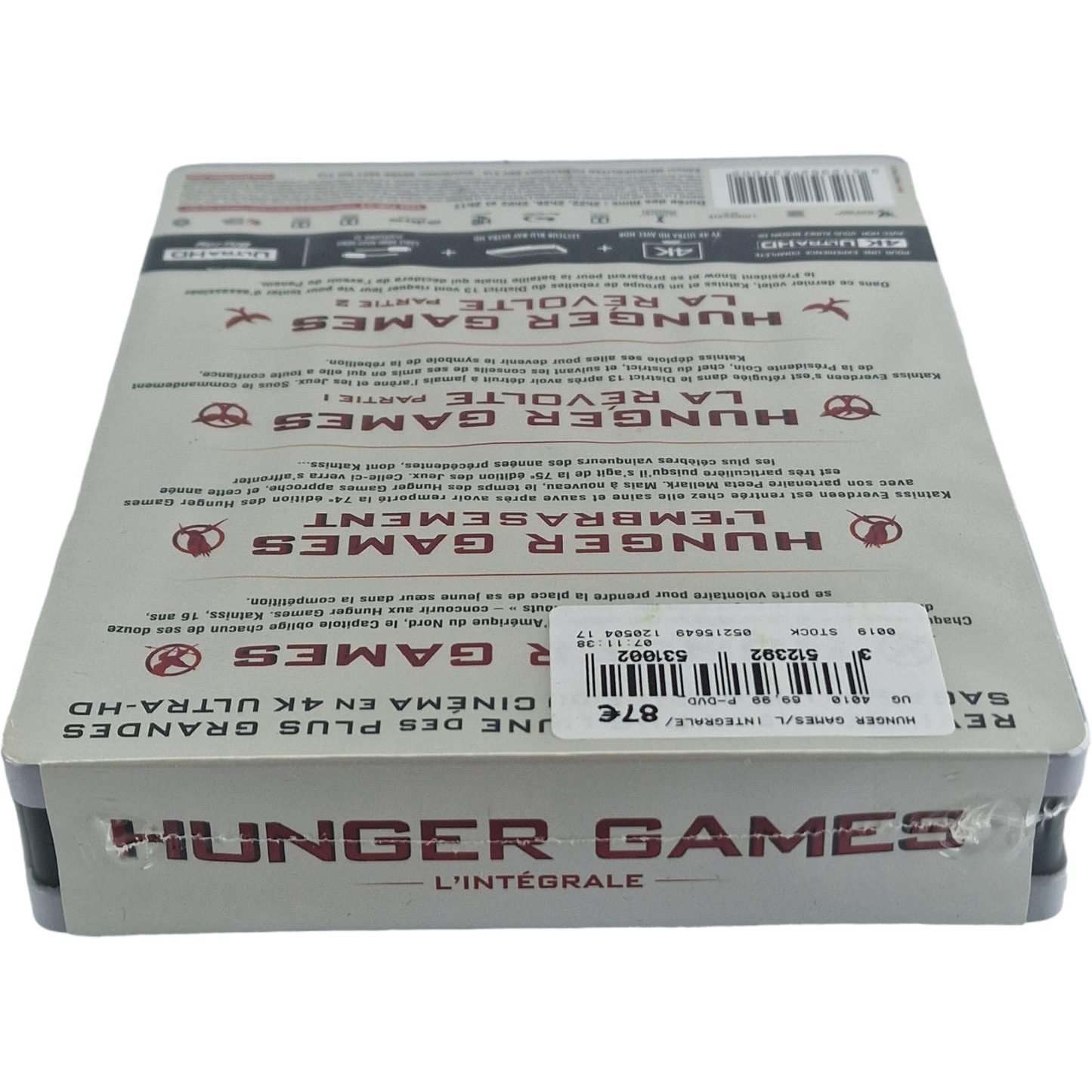 Hunger Games: Ultimate Collection: Steelbook 4K Ultra HD + Blu-ray 4 Films Libre