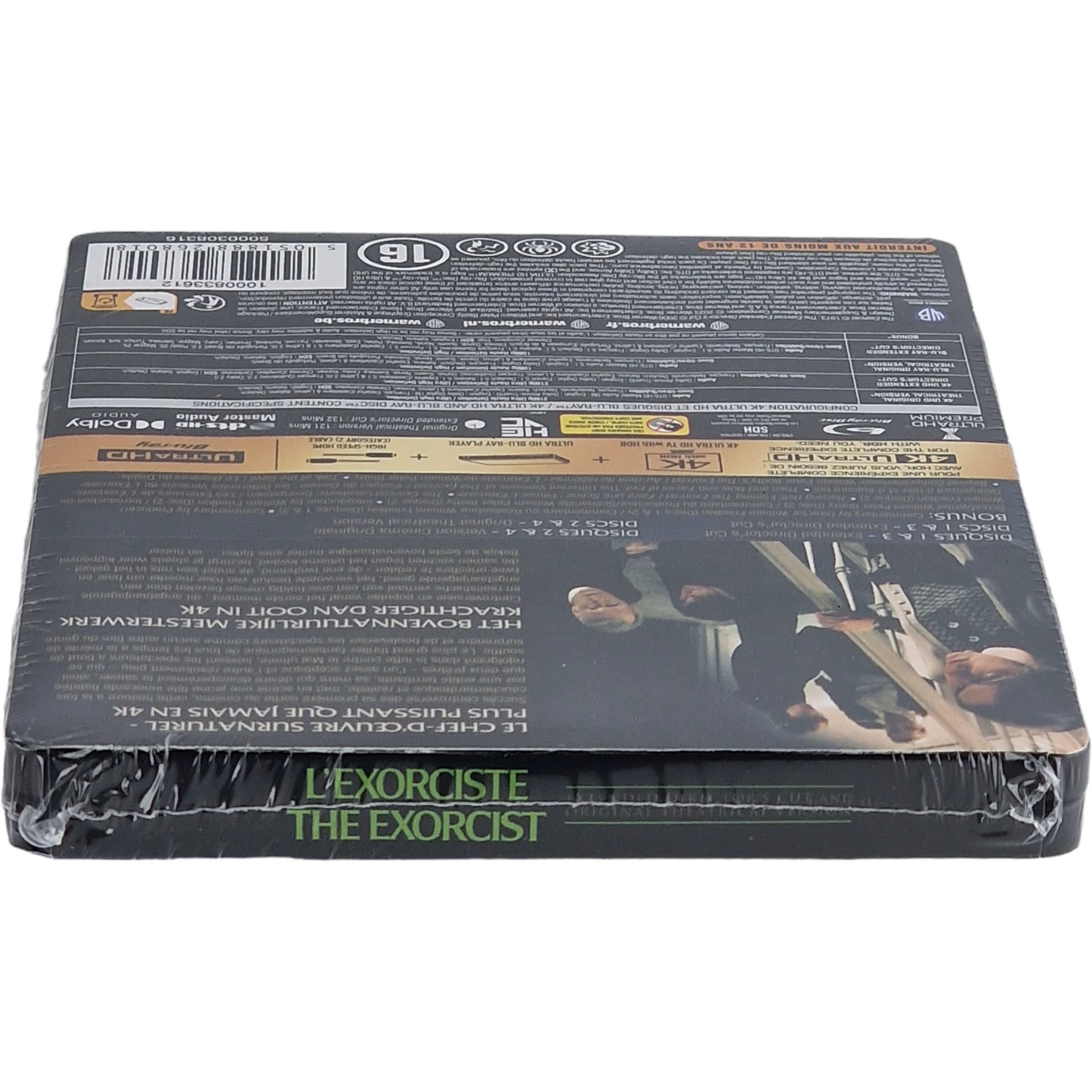 L'Exorciste Steelbook 4K Ultra HD+Blu-ray France Blu-ray Zone B [-18]