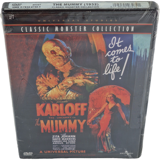 The Mummy DVD Universal Studios Classic Monster Collection 1999 Zone 1