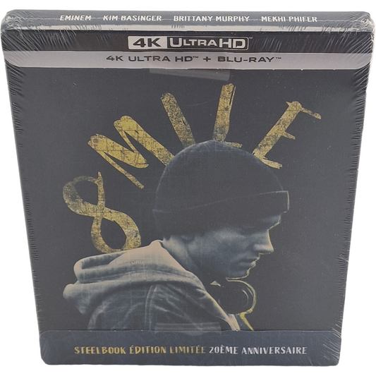 8 Mile  4K Ultra HD + Blu-ray Steelbook édition Limitée Eminem , Kim Basinger B