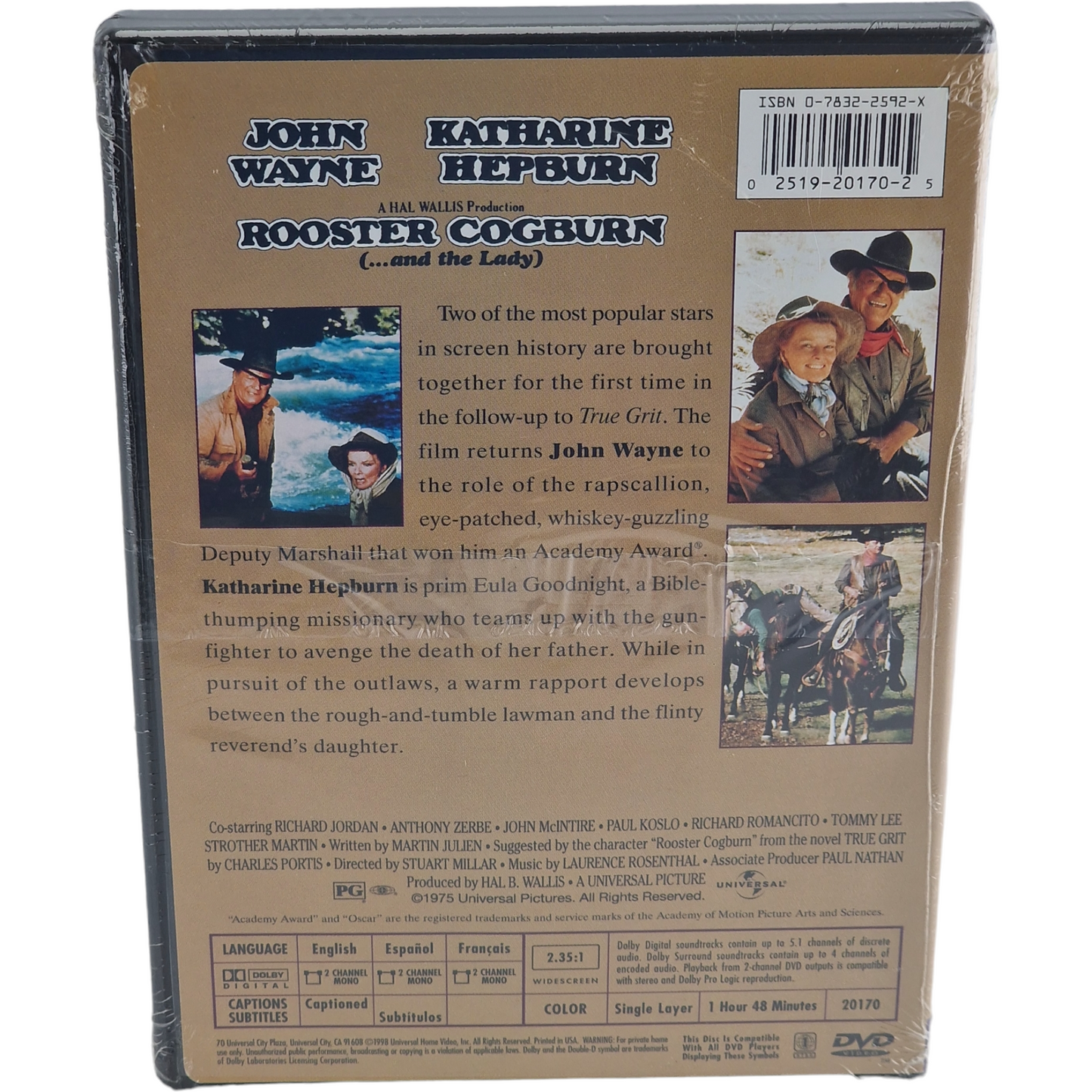 Une bible et un fusil (Rooster Cogburn) 1975 DVD John Wayne 2003 Zone 1