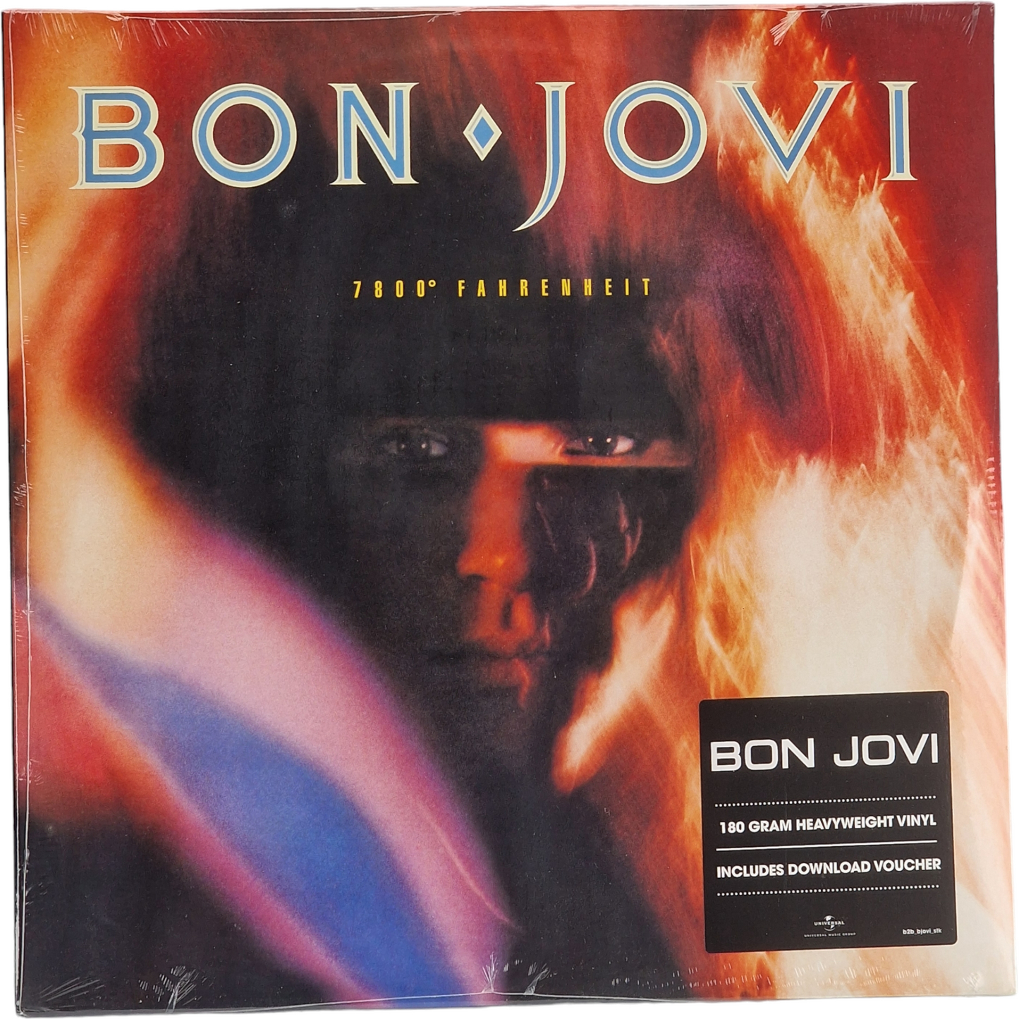 Bon Jovi – 7800° Fahrenheit Vinyle, LP, Album, Réédition  2016  Scellé en usine