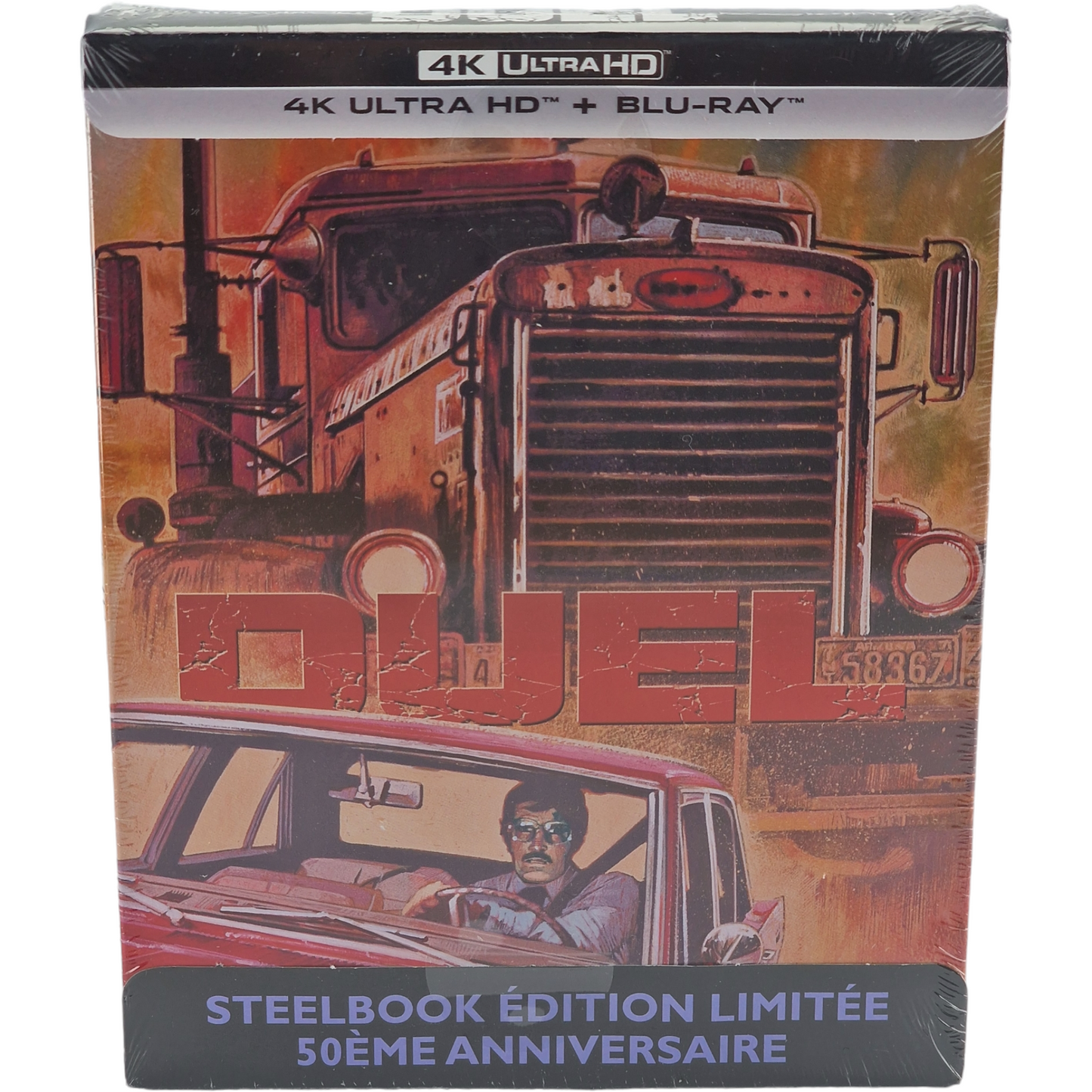 Duel 4K Ultra HD+Blu-ray SteelBook France Limitée 50ème Steven Spielberg 2024 B