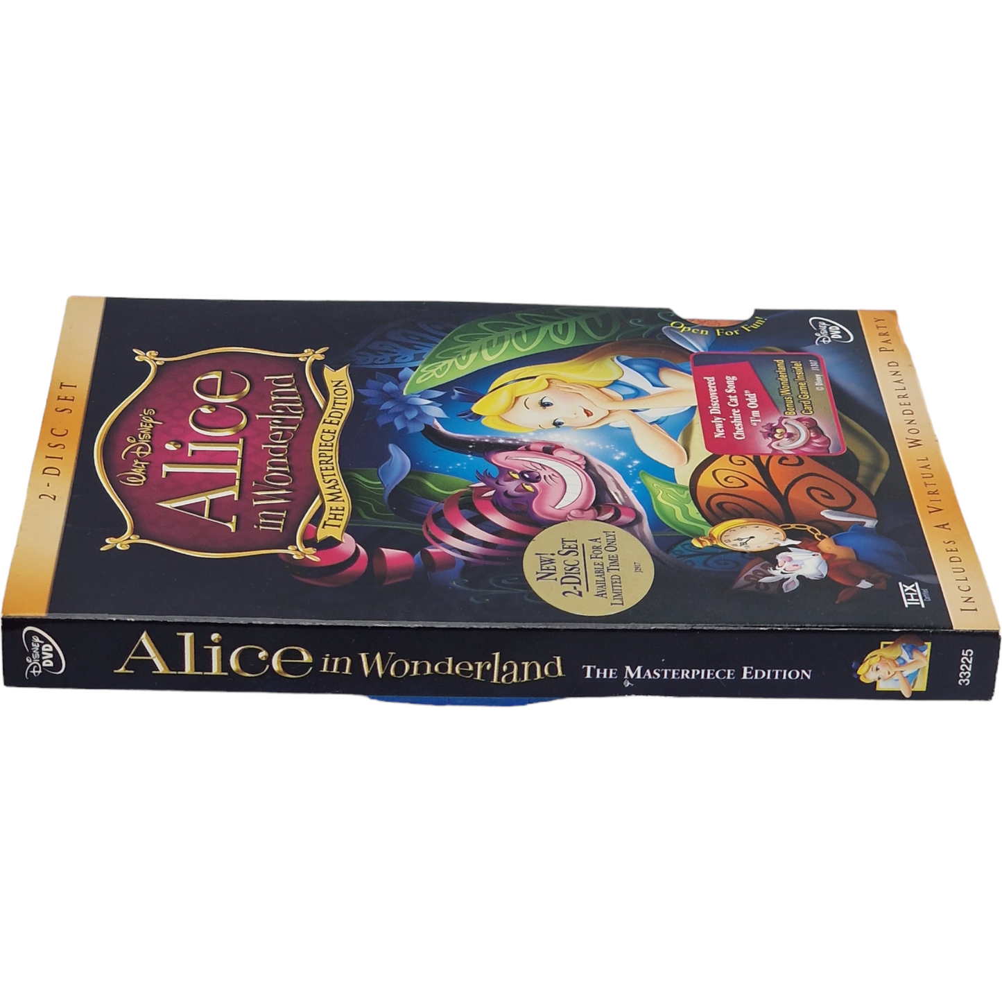 Alice in Wonderland 1951 DVD The Masterpiece Edition  2-Disc  Disney 2000 Zone A