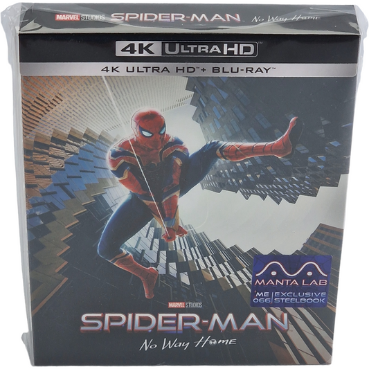 Spiderman: No Way Home 4 K UHD+Blu-ray Steelbook Full Slip Mantalab 1000Ex Numérotée