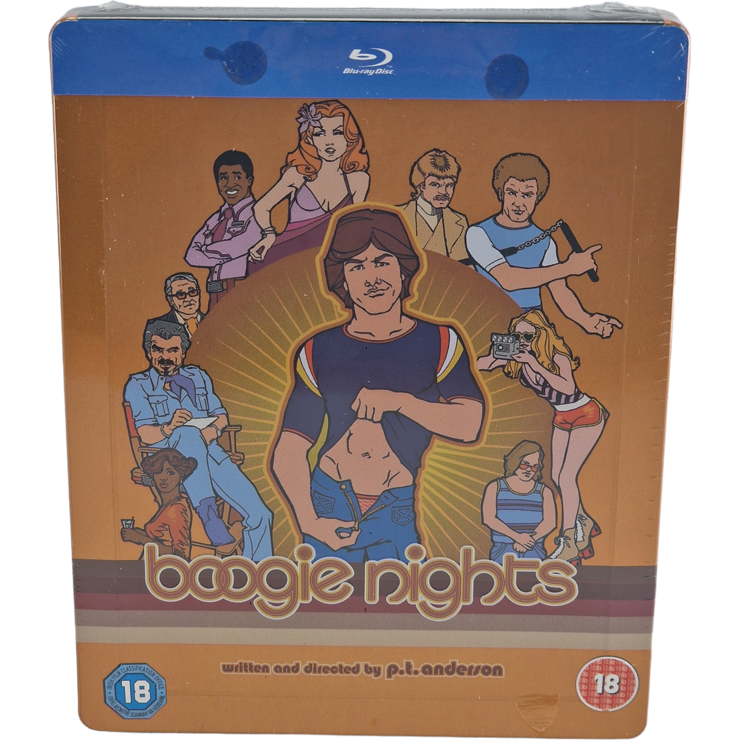 Boogie Nights Blu-ray SteelBook Débossé Zavvi Mark Wahlberg, Julianne Moore B