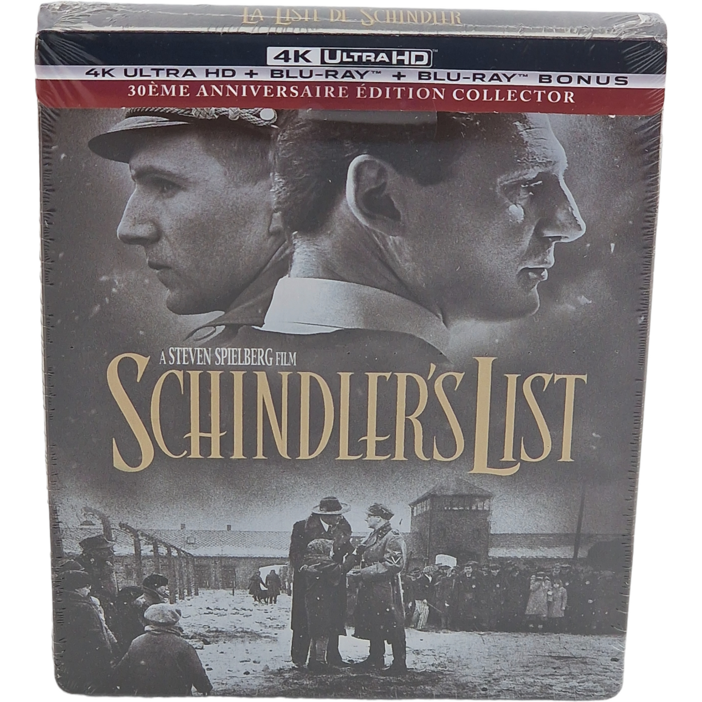 La liste de Schindler 4K Ultra HD + Blu-ray SteelBook Édition 30e  Spielberg B