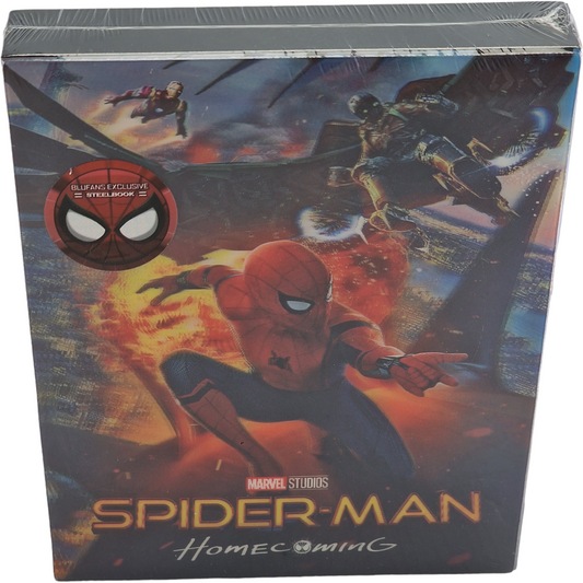 Spider-Man Homecoming 4K UHD+3D+2D Steelbook Double Lenticulaire Blufans 1000 Ex