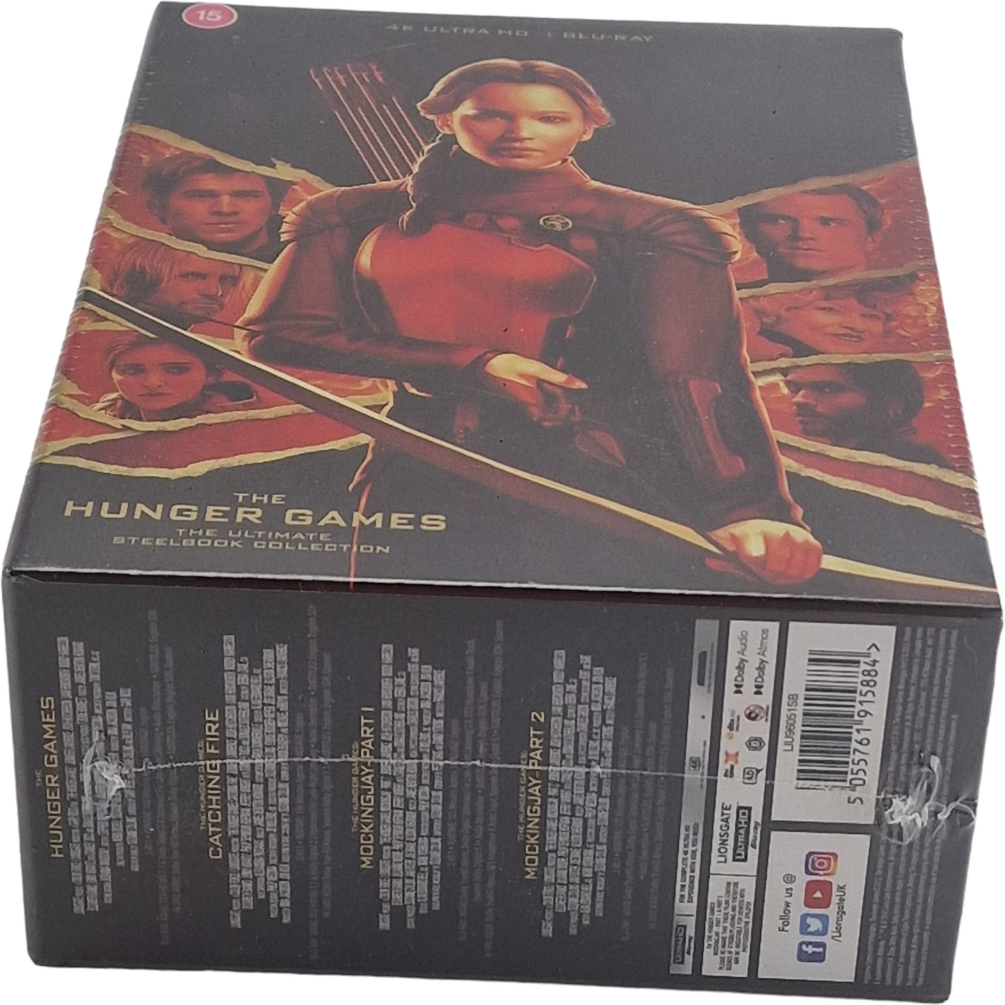 The Hunger Games: Ultimate Collection: Steelbook 4K Ultra HD + Blu-ray 4 Films B