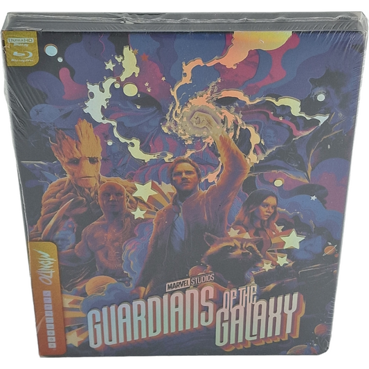 Les Gardiens de la Galaxie SteelBook 4K Ultra HD + Blu-ray Mondo X France Zone B