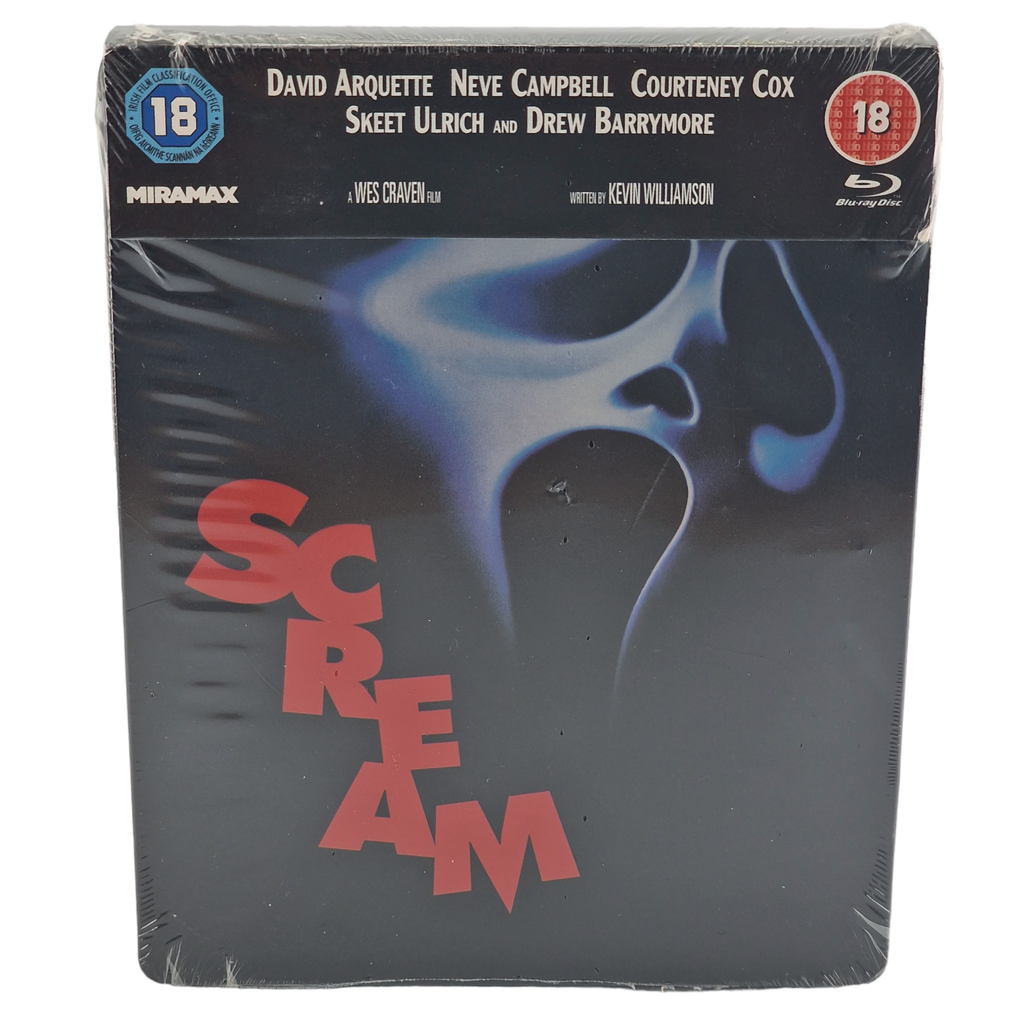 Scream 1996 Blu-ray SteelBook Zavvi Exclusif Limitée 2000Ex 2014 Zone B [-18]