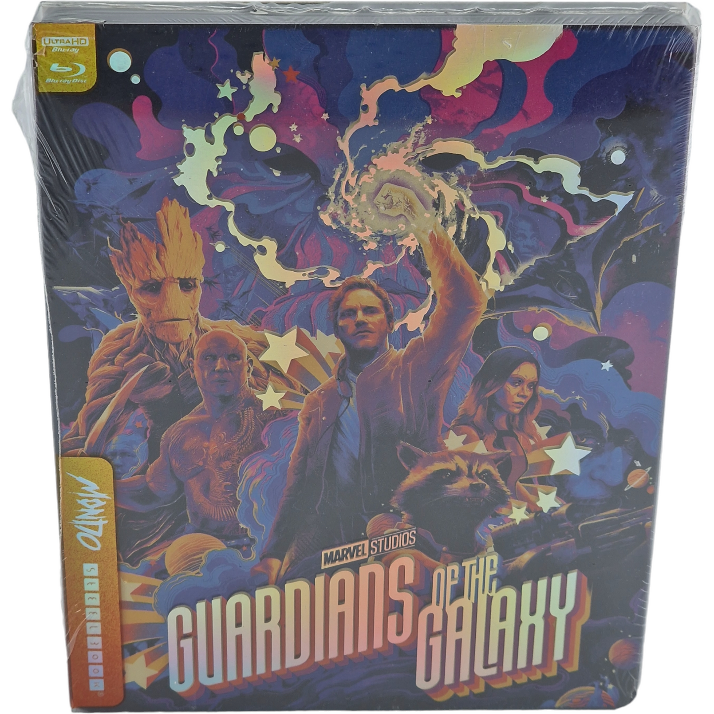 Les Gardiens de la Galaxie SteelBook 4K Ultra HD + Blu-ray Mondo X France Zone B