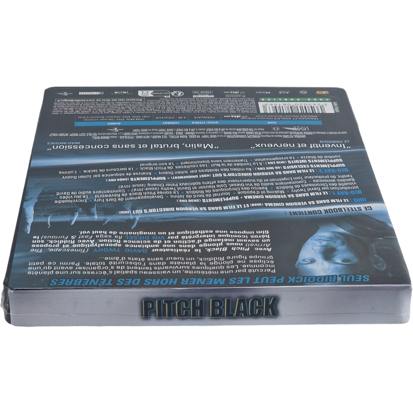 Pitch Black : Chroniques de Riddick 4K Ultra HD +Blu-ray SteelBook Vin Diesel B