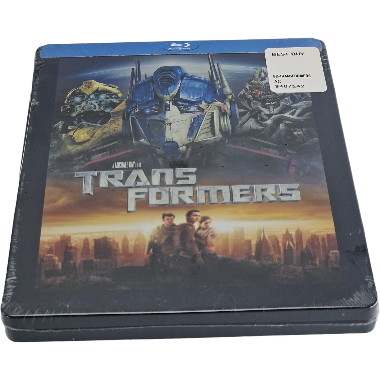 Transformers 2007 Blu-ray SteelBook Best Buy Exclusive 2014 Zone A