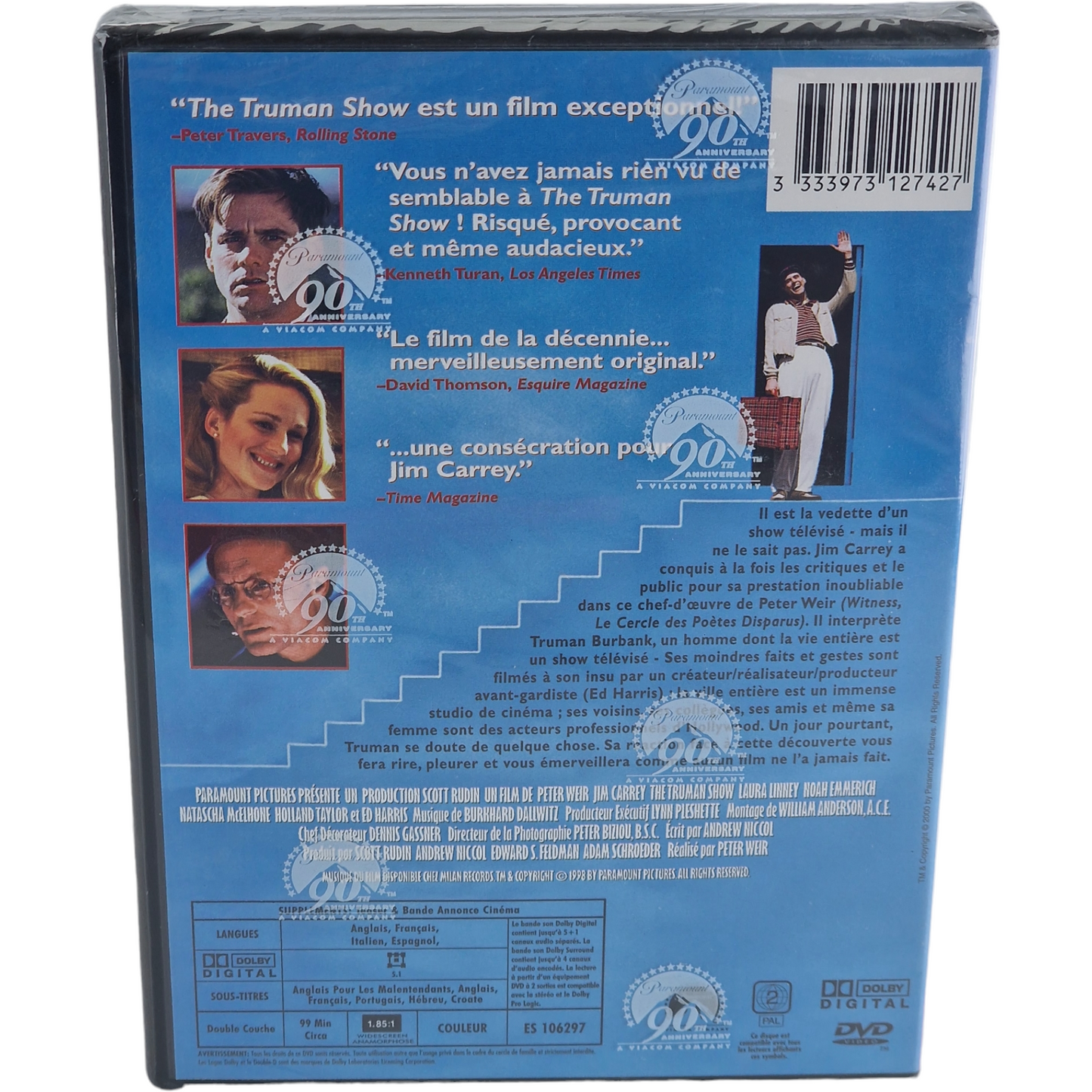 The Truman Show 2000 DVD Jim Carrey Zone 1