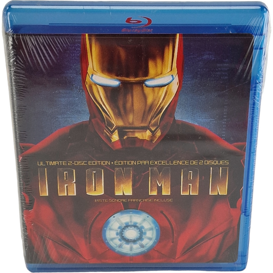 Iron Man Blu-ray  Robert Downey Jr., Jeff Bridges, Gwyneth Paltrow 2008  Region A