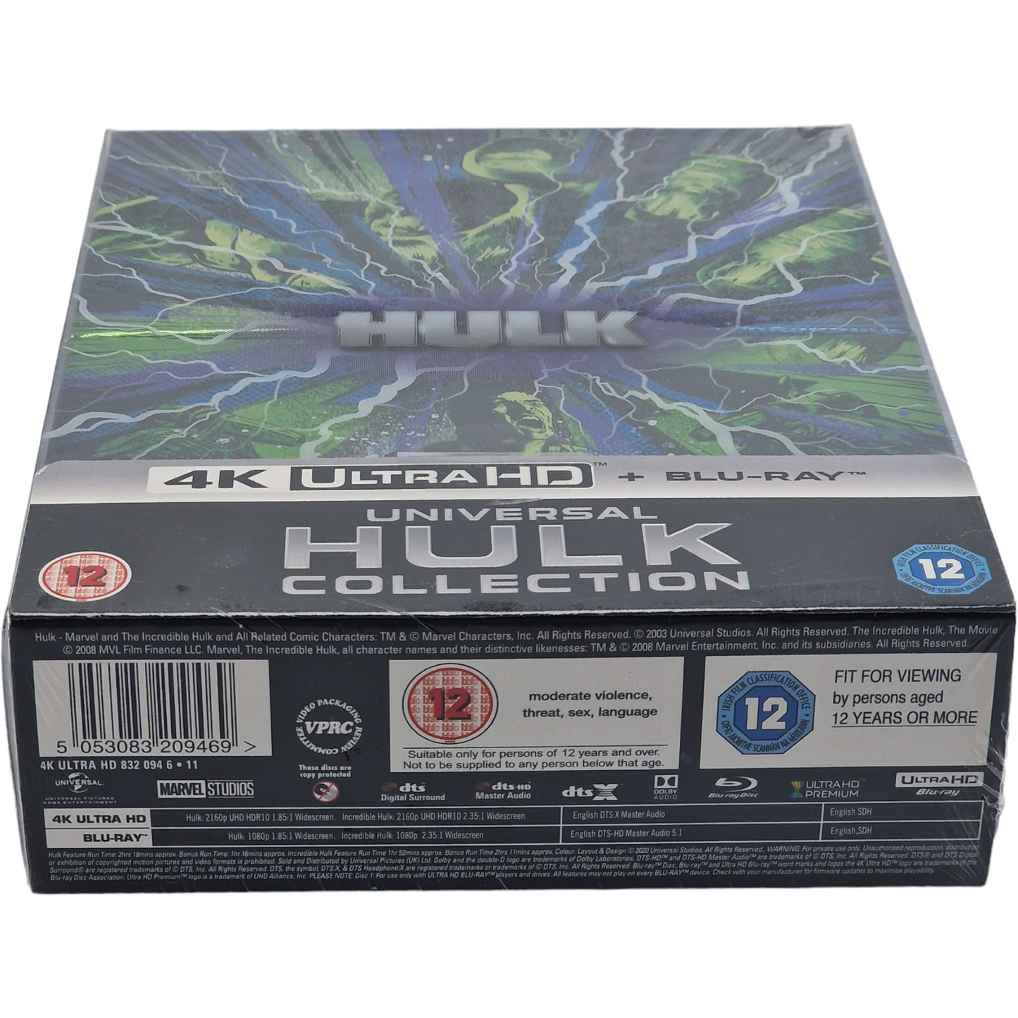 Universal Hulk Collection 4K Ultra HD+Blu-ray SteelBook 2 Films Zavvi Exclusif B