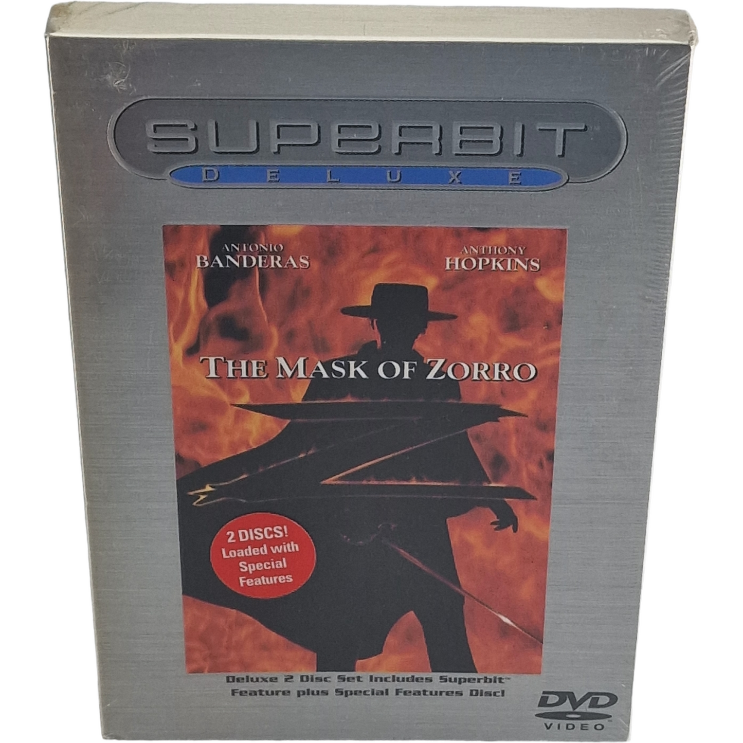 The Mask of Zorro 1998 DVD DigiPack Superbit Deluxe Collection 2002 Zone 1