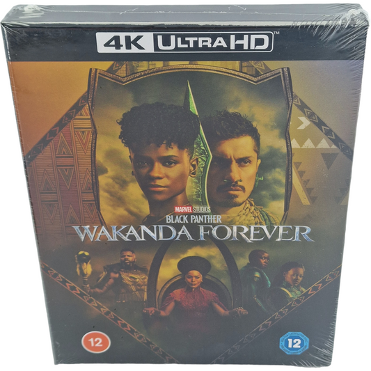 Black Panther: Wakanda Forever Steelbook 4K Ultra HD+Blu-ray Zavvi Collector's B