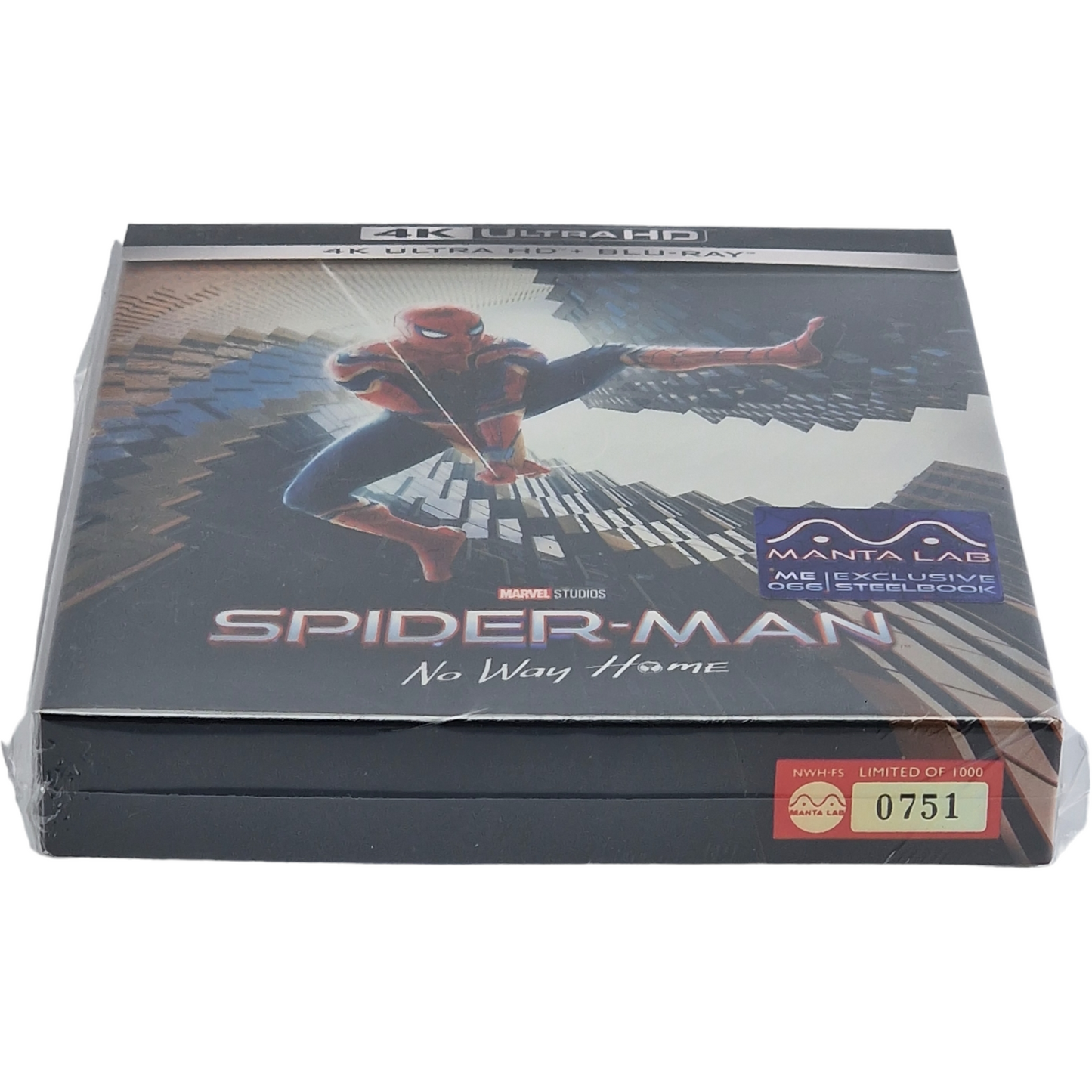 Spiderman: No Way Home 4 K UHD+Blu-ray Steelbook Full Slip Mantalab 1000Ex Numérotée