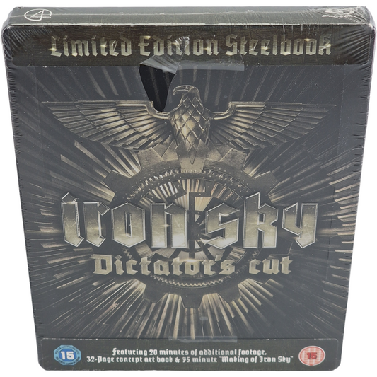 Iron Sky Blu-ray Steelbook embossé édit Limitée+ Livret d'images 32 pages Libre