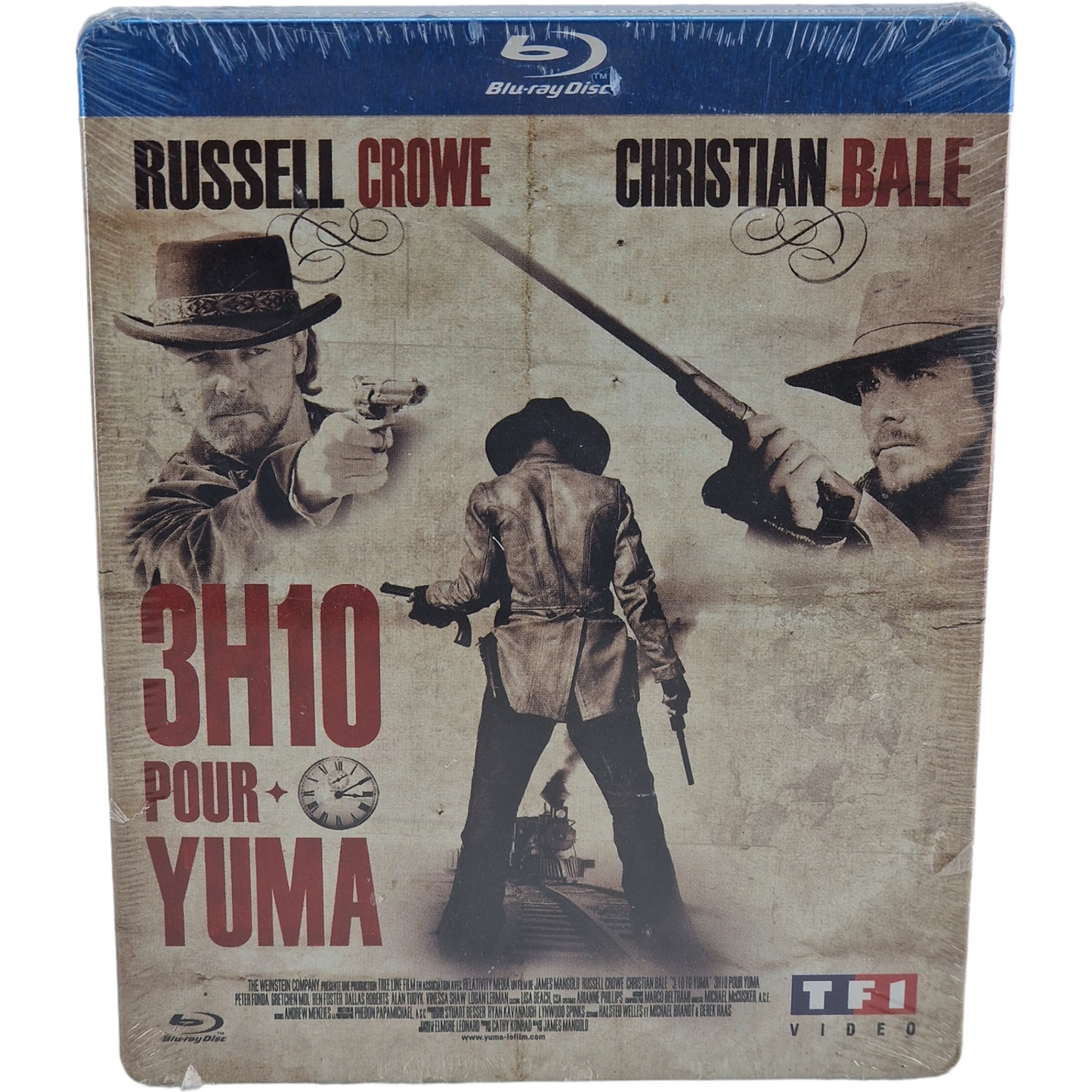 3:10 to Yuma Blu-ray Steelbook France  Russell Crowe, Christian Bale Zone Libre