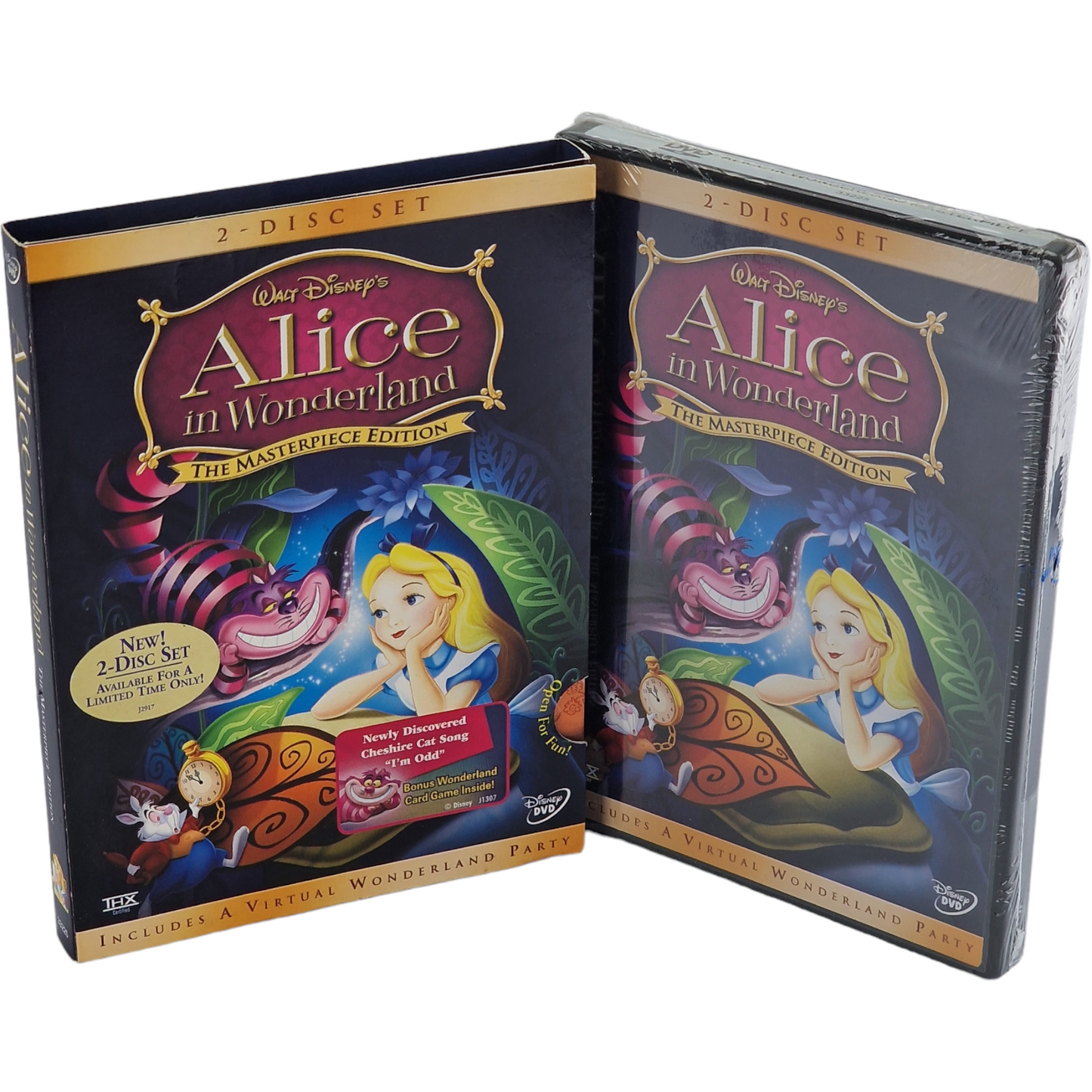 Alice in Wonderland 1951 DVD The Masterpiece Edition  2-Disc  Disney 2000 Zone A