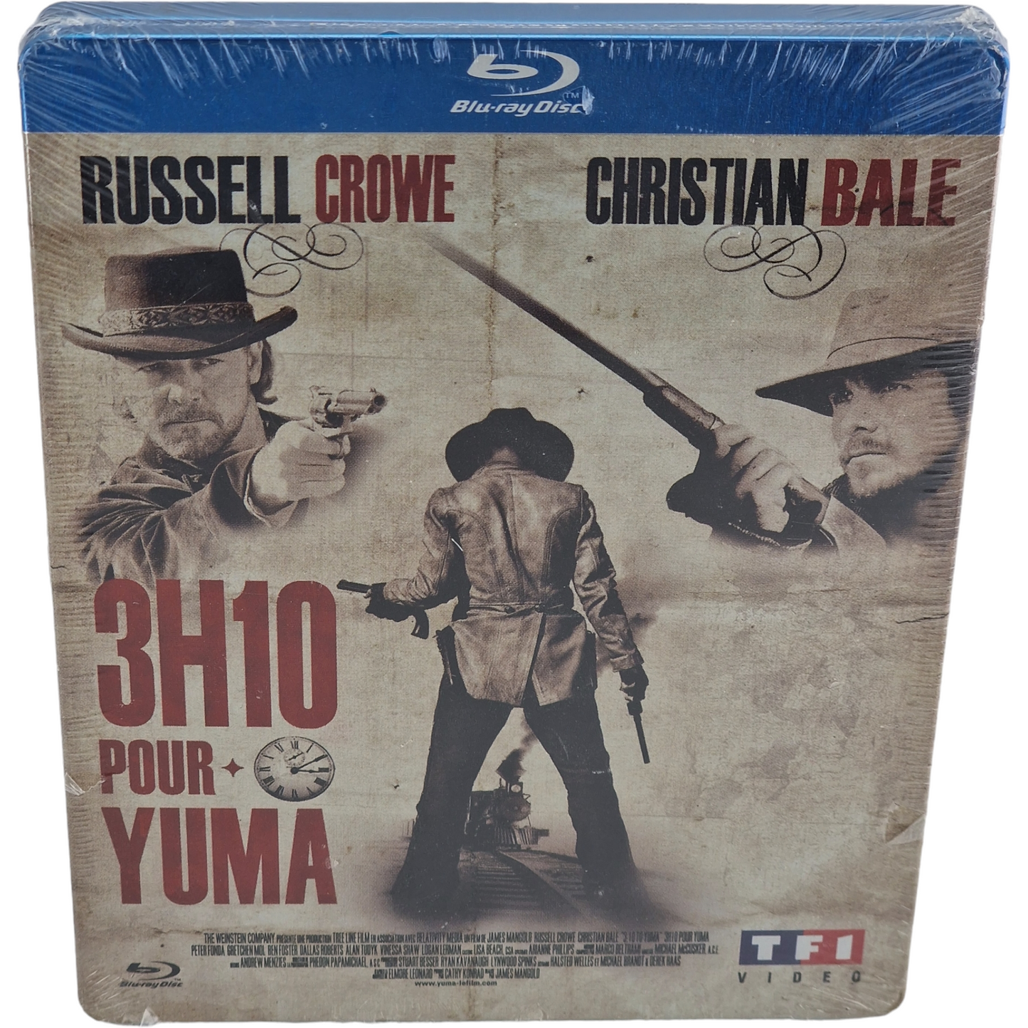 3:10 to Yuma Blu-ray Steelbook France  Russell Crowe, Christian Bale Zone Libre