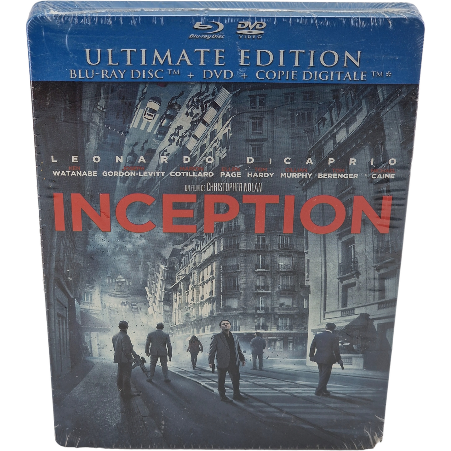 Inception SteelBook G1 2010 Blu-ray+DVD+Digital Leonardo DiCaprio Nolan_Libre