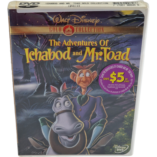 The Adventures of Ichabod & Mr. Toad DVD Collection Classique Disney Gold Zone 1