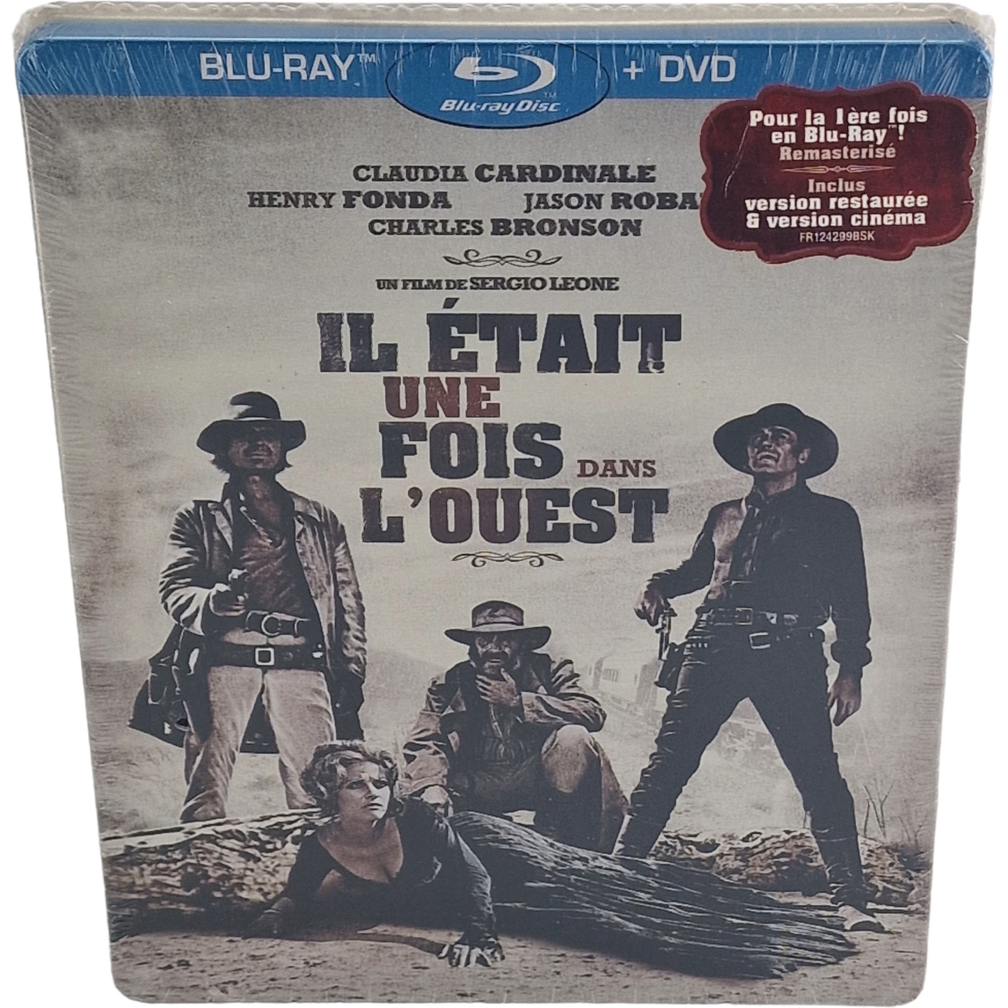 Il était une fois dans l'ouest Blu-ray + DVD Steelbook France Region Libre